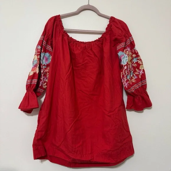 Free People Fleur du Jour Embroidered Mini Dress - Picture 7 of 7